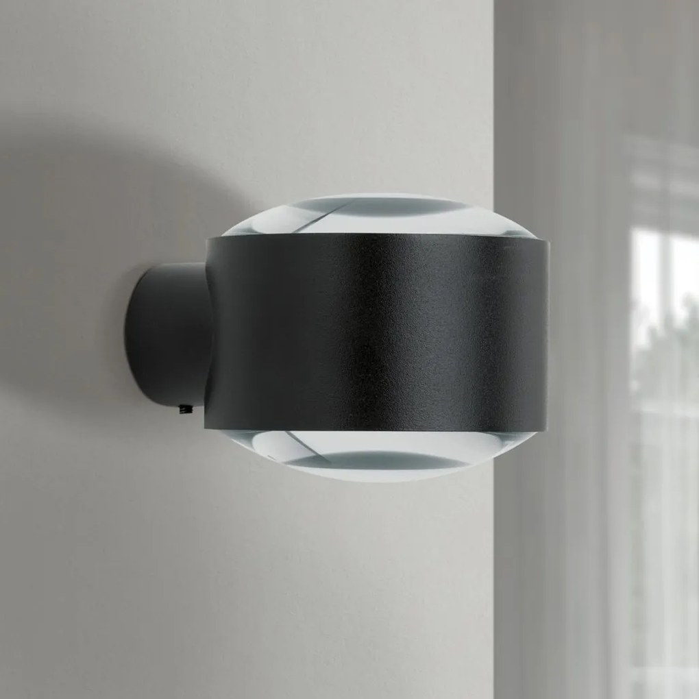 Aplica LED iluminat ambiental up/down IP65 TATRA negru