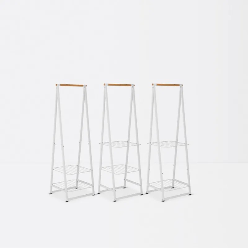 Suport multifunctional pentru depozitare Brabantia Linn 1000815, Otel, Alb