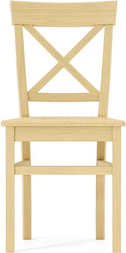 Scaun lemn masiv Henry din, 45 × 51 × 92,5 cm