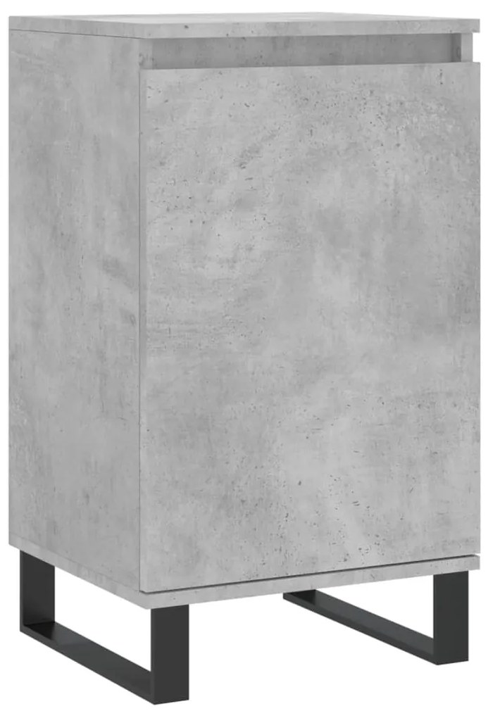 831076 vidaXL Dulap, gri beton, 40x35x70 cm, lemn prelucrat