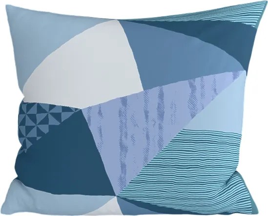 Set 2 huse decorative pentru perne din microfibra NARKEL 45x45 cm, colorata