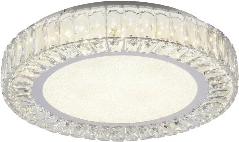 JUST LIGHT. 15222-17 - Plafonieră LED KULUNKA LED/46W/230V crom