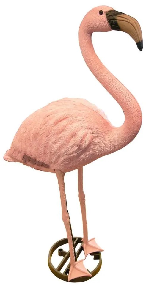 Ubbink Ornament de iaz de gradina flamingo, plastic