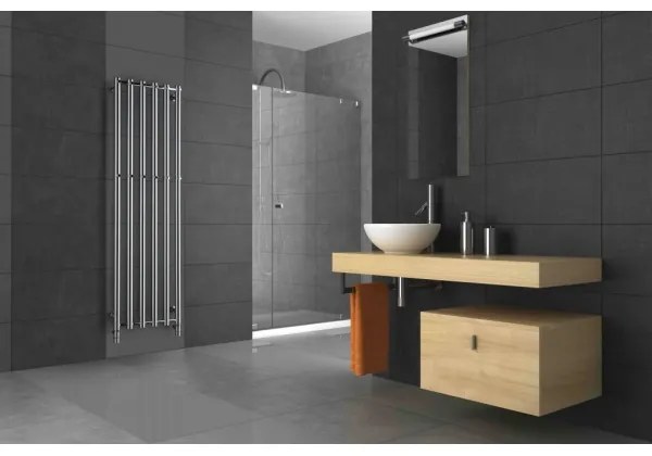 P.M.H. R2C/6 - Radiator de baie tip scară ROSENDAL, 525 W, 150 cm, crom lucios