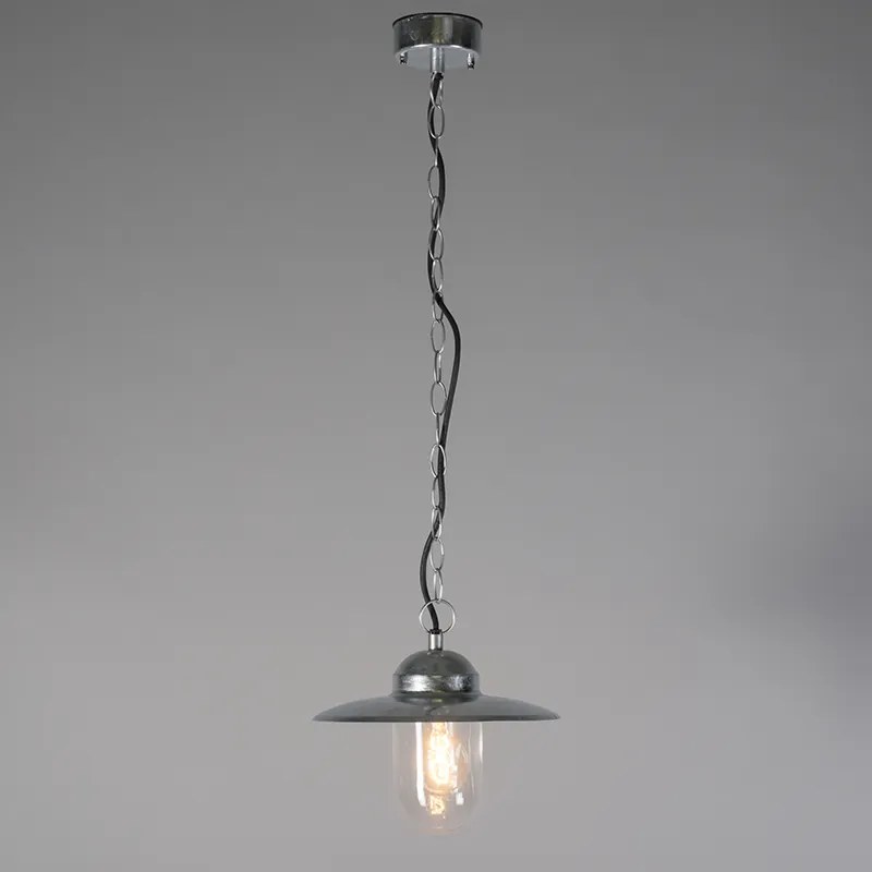 Lampă suspendată industrială zinc IP44 - Munich