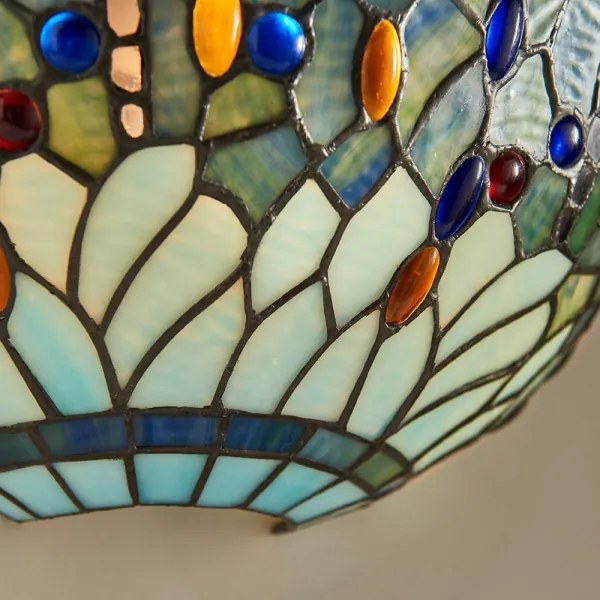 Endon 64102 - Aplică de perete Tiffany DRAGONFLY 1xE14/40W/230V