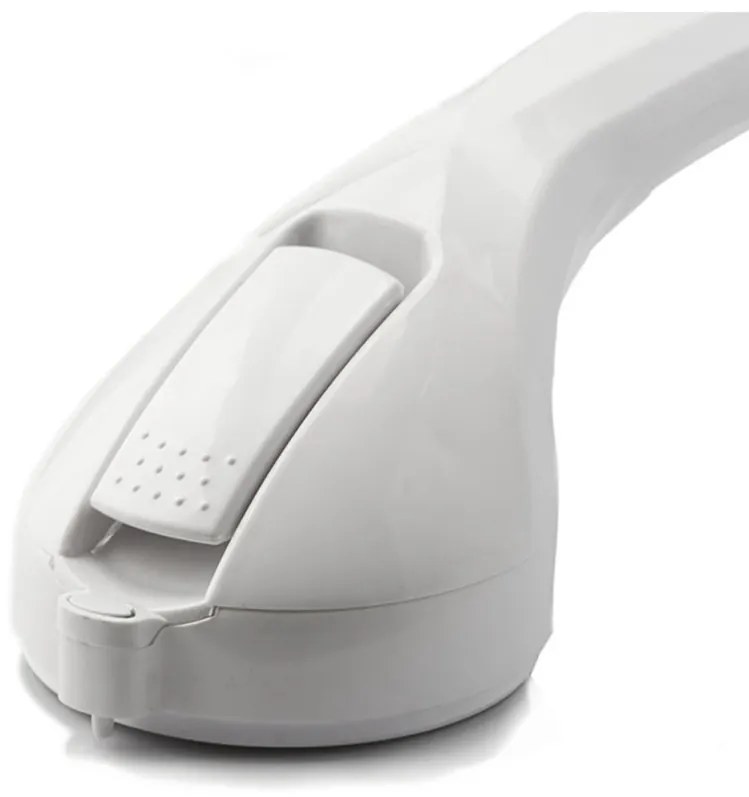Spirella Bară de sprijin pentru baie cu ventuze șiindicator SAFE, albă, 40 cm