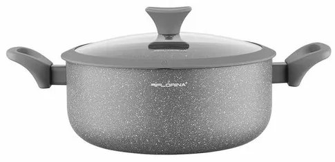 Florina Oală din aluminiu cu capac de MateuszGessler, 28 cm, 6,9 l, diam. 28 cm