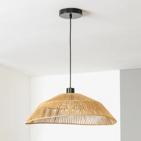 Brilagi - Lustră LED cu cablu CERIA BOHO 1xE27/40W/230V Ø 50 cm, maro