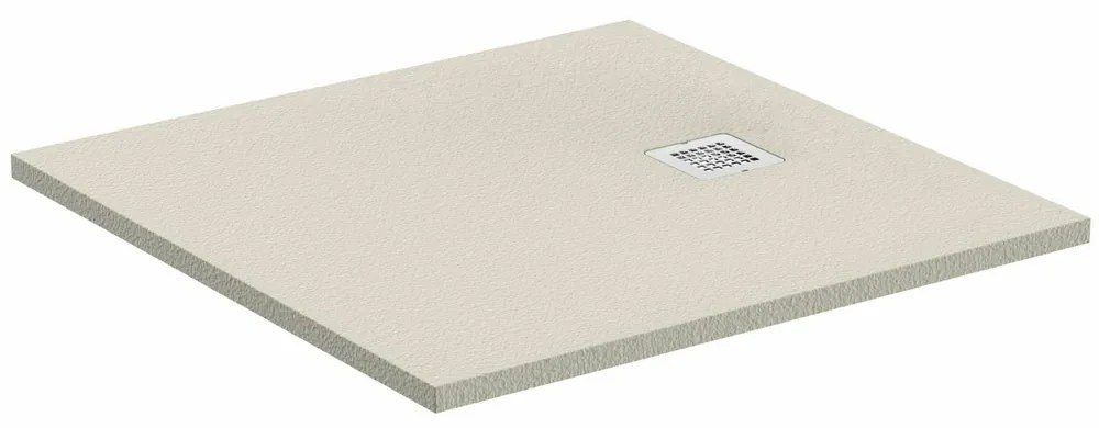 Cadita de dus patrata Ideal Standard Ultra Flat S 90x90 cm nisipiu