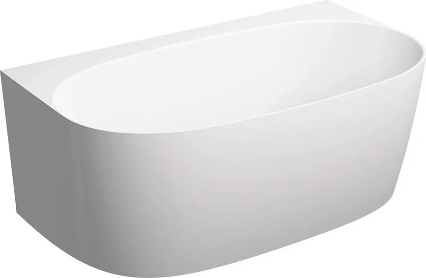 Cada freestanding compozit Omnires Valencia M+ BTW finisaj alb lucios 148x86 cm