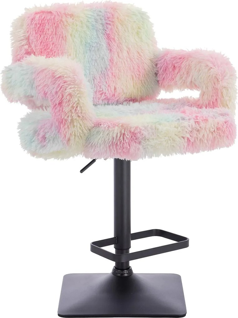 HR8403KW Scaun Plus Curcubeu cu Bază Neagră