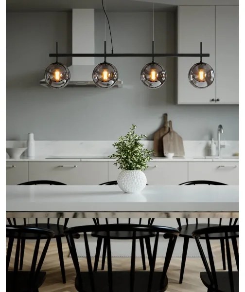 ByRydens 4202360-4505 - Lustră suspendată pe cablu BOYLE 4xE27/8W/230V