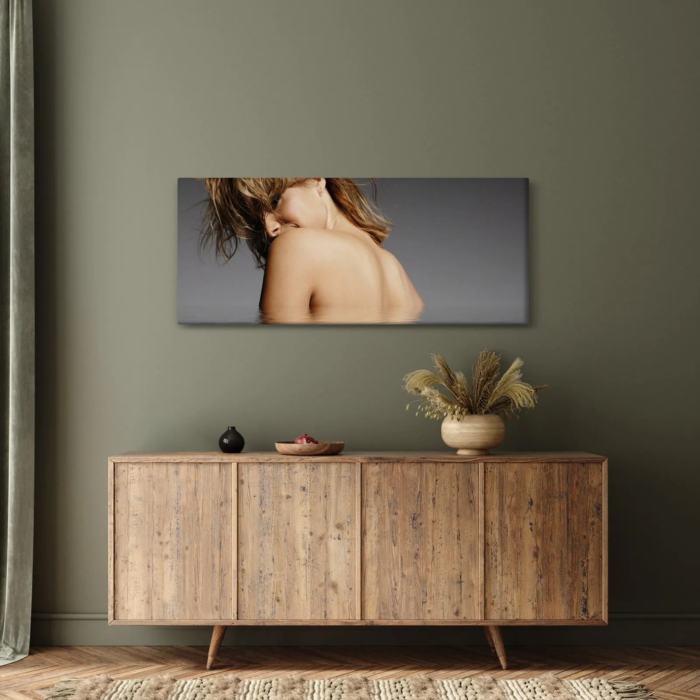 Tablou - Imaginea unei femei care face baie (120x50 cm)