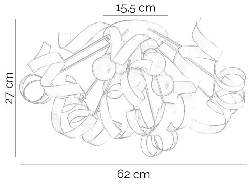 Plafonieră ONLI ZOE 5xE14/6W/230V alb