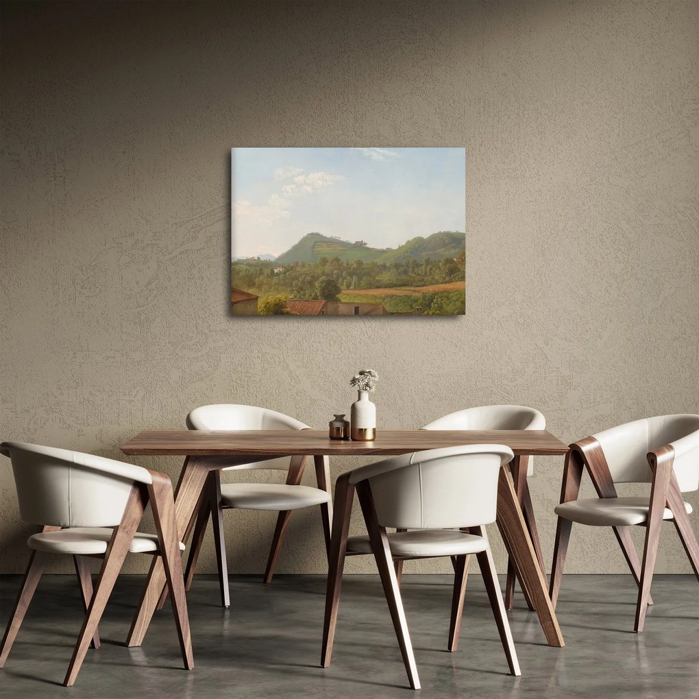Tablou - Simon Denis, View Near Naples, reproducere (70x50 cm)