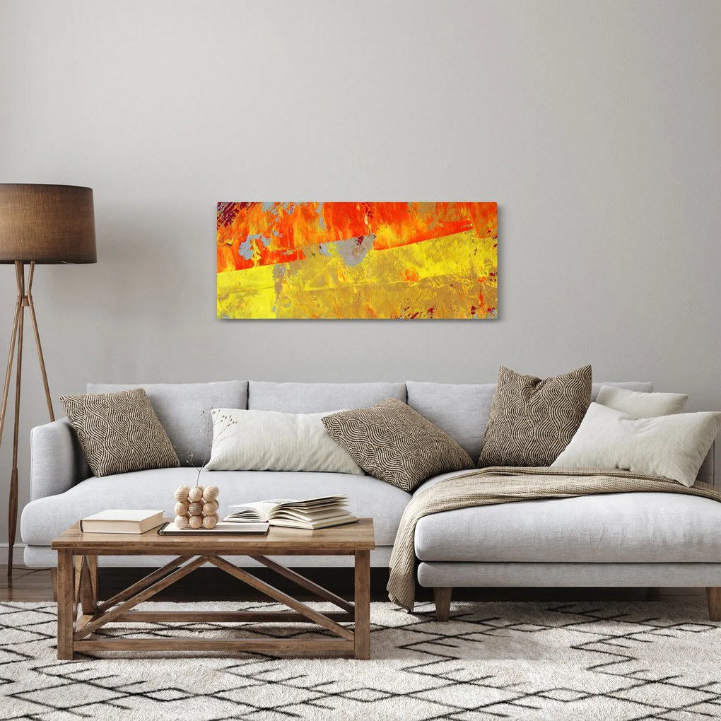 Tablou cu abstracție - pictura (120x50 cm)