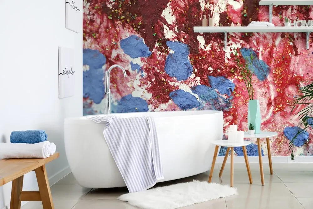 Tapet acuarelă în design abstract