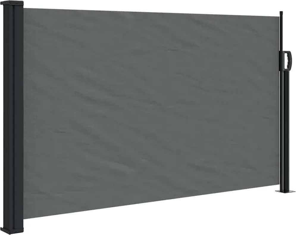 vidaXL Copertină laterală retractabilă antracit 120x600 cm