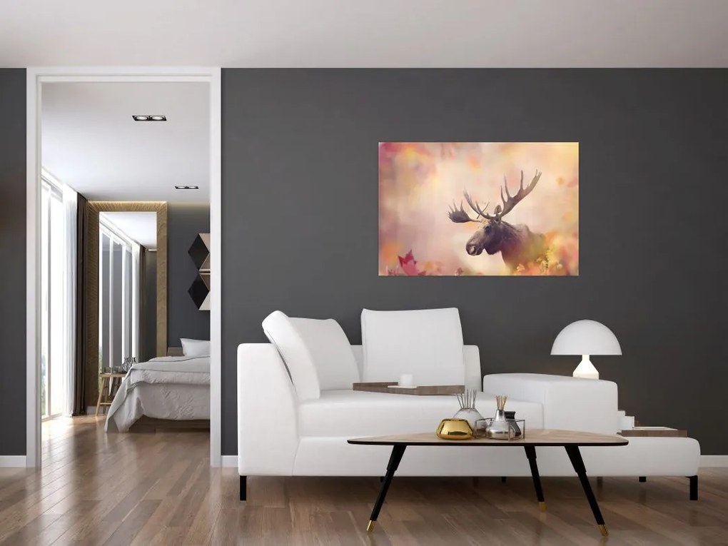 Tablou - Pădure în frunze de toamnă (90x60 cm)