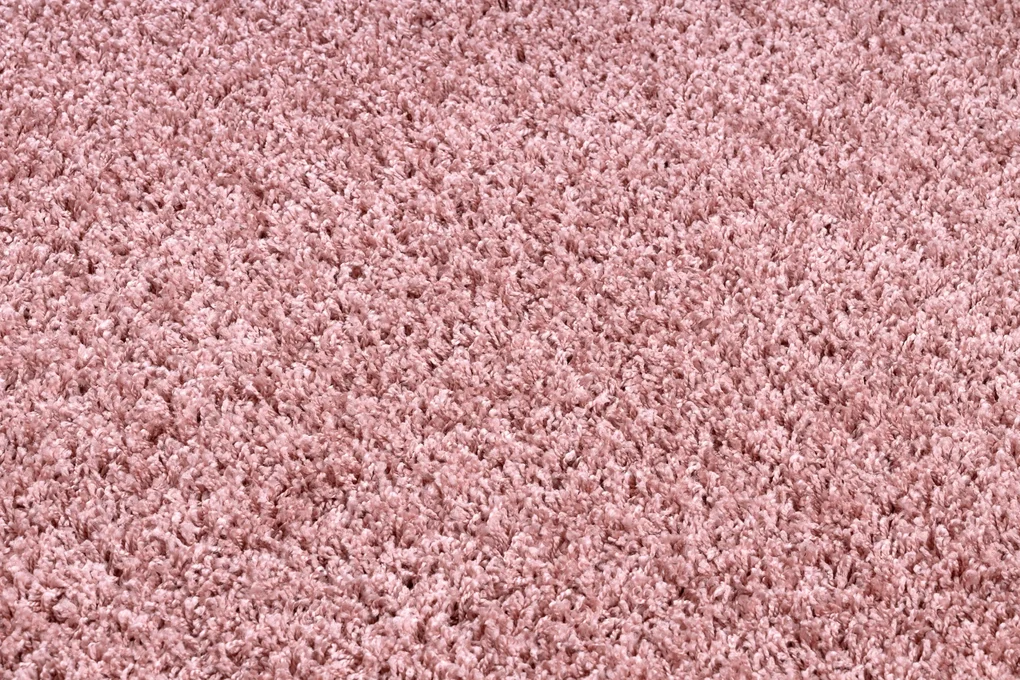 Covor SOFFI cerc shaggy 5cm roz
