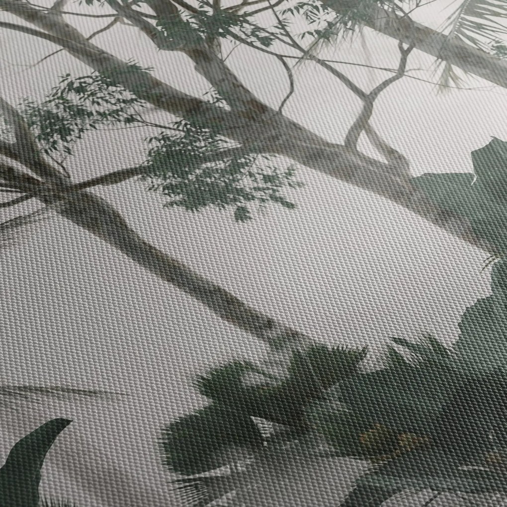 Tablou - Jungla în ceața dimineții (120x50 cm)