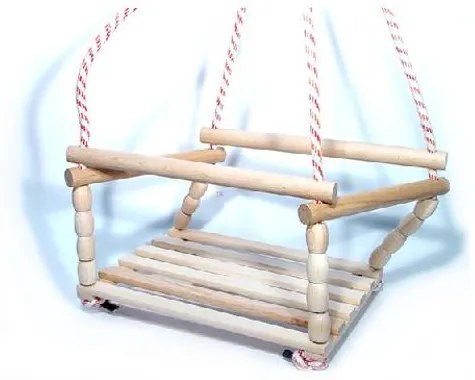 Leagăn din lemn, natural S-SPORT