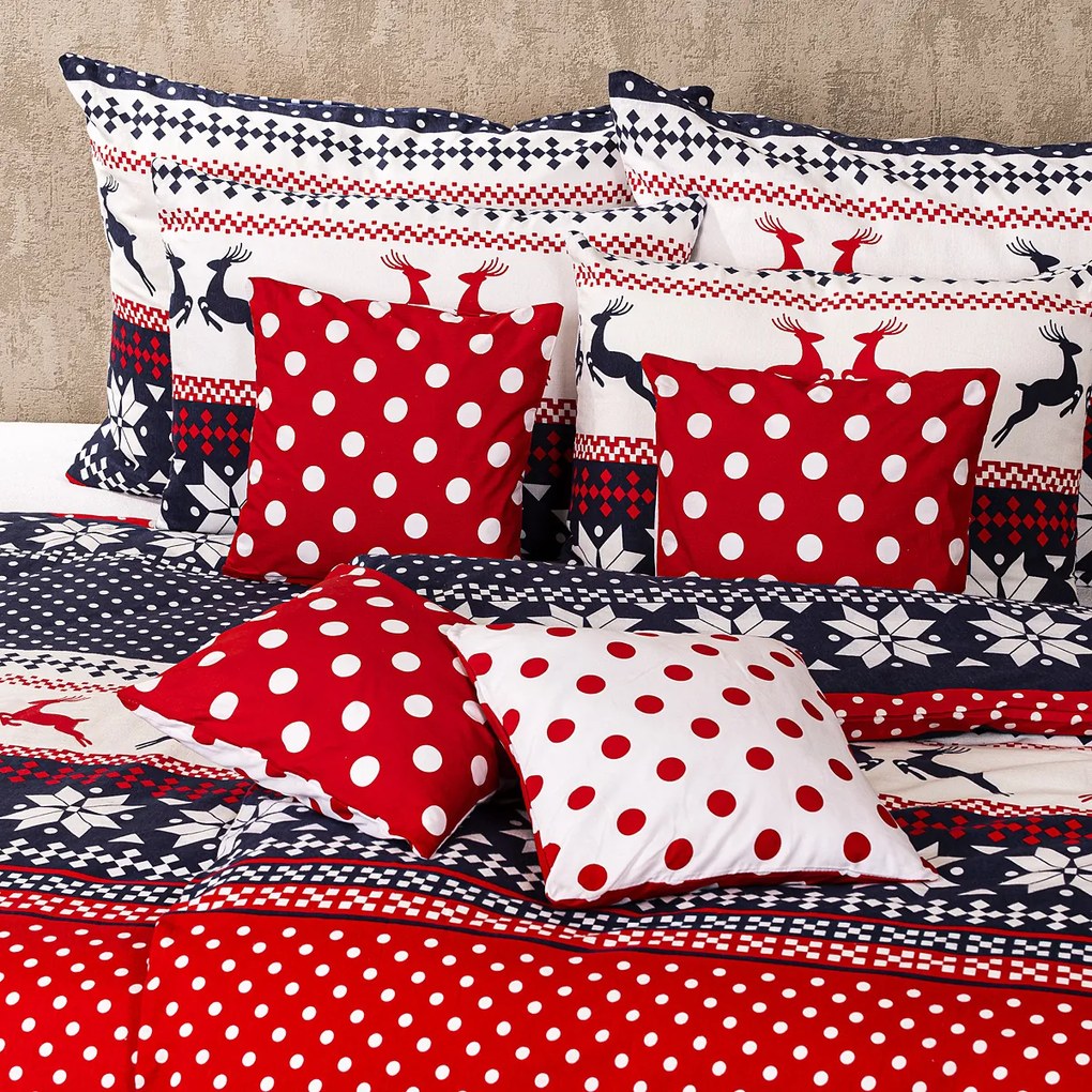 Lenjerie de pat, bumbac, 4Home Blue nordic, 160 x 200 cm, 70 x 80 cm