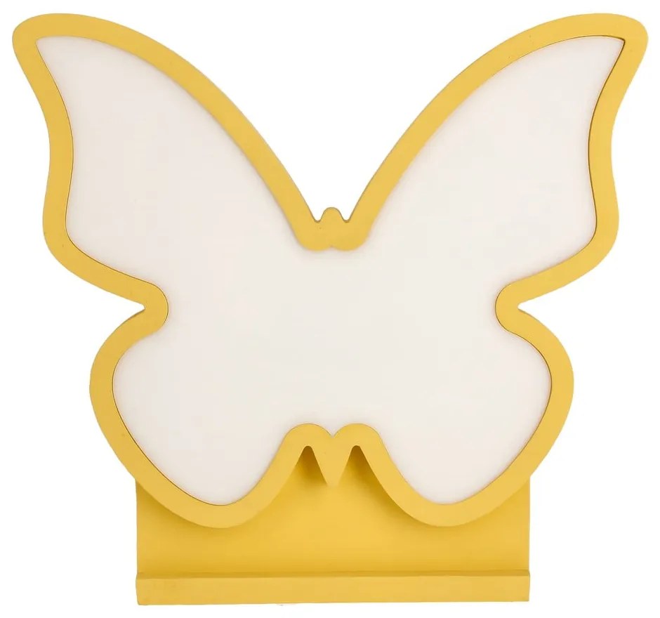 Veioză pentru copii galbenă Butterfly – Candellux Lighting