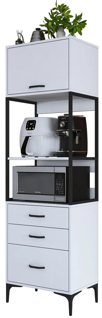 Dulap cu rafturi Jelena 135 (Alb) . 1102203