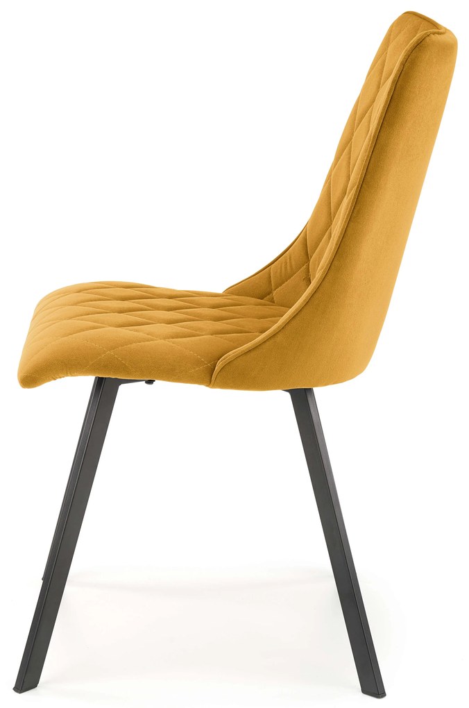 Scaun de sufragerie Krazlard (muștar). Promo -7%. 1039686