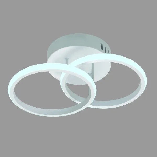 Lustră LED aplicată BARI LED/20W/230V albă