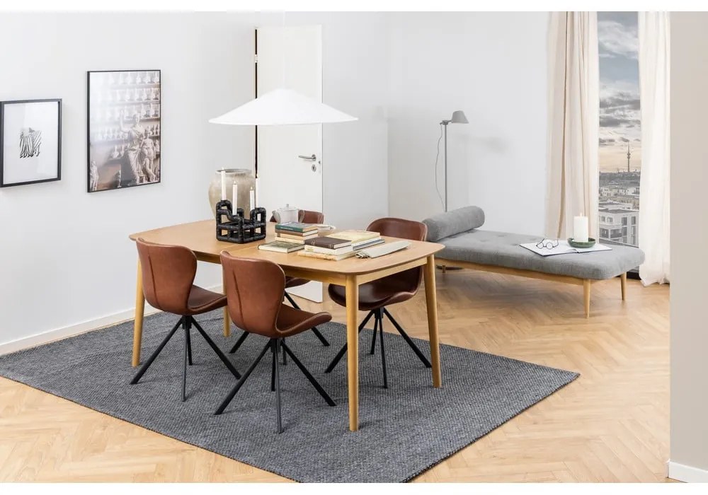 Scaun de dining maro coniac Batilda – Actona