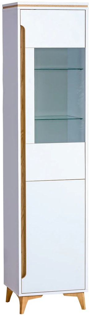 Vitrină typ GA4 Gema (alb + arin montan). 1040739