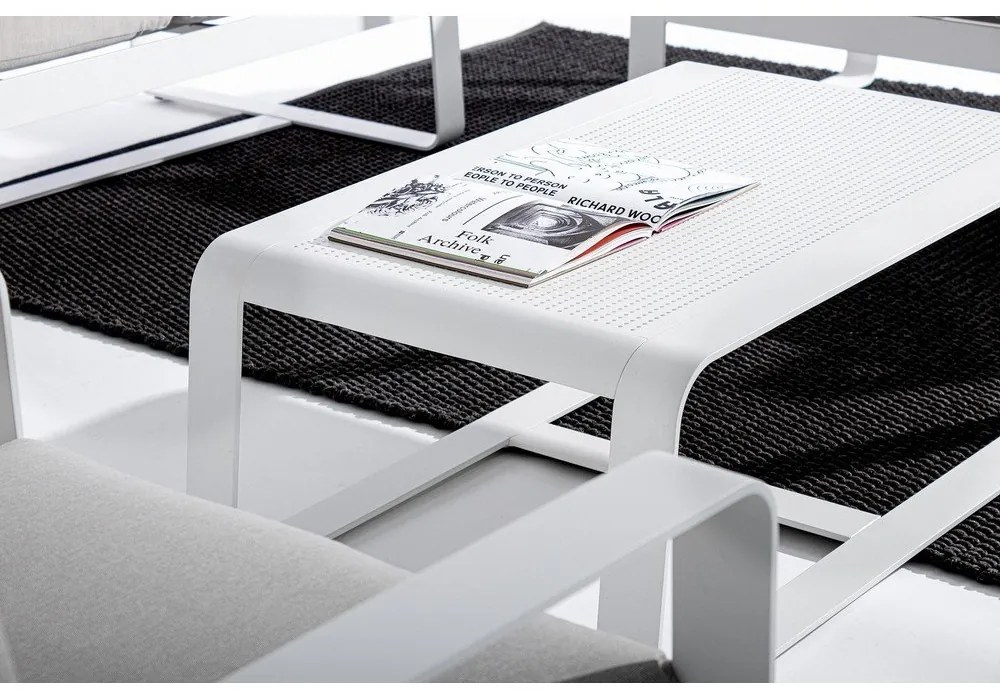 Măsuță de cafea pentru exterior din aluminiu 62x105 cm Merrigan – Bizzotto