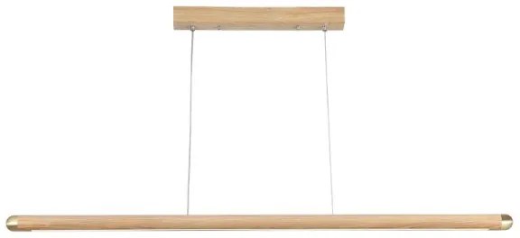 Lustră LED pe cablu LED/22W/230V 4000K 120 cm frasin/lemn masiv