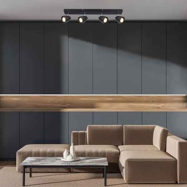 Spot Rabalux 73021 PERICO 4xGU10/5W/230V negru