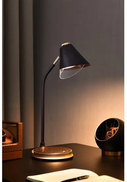 Immax 08972L - Lampă de birou LED reglabilă FINCH LED/9W/12/230V gri/crom