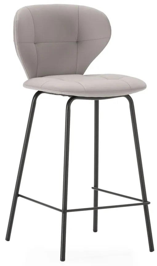 Scaune de bar bej 2 buc. (înălțime șezut 67 cm) Maura – Marckeric