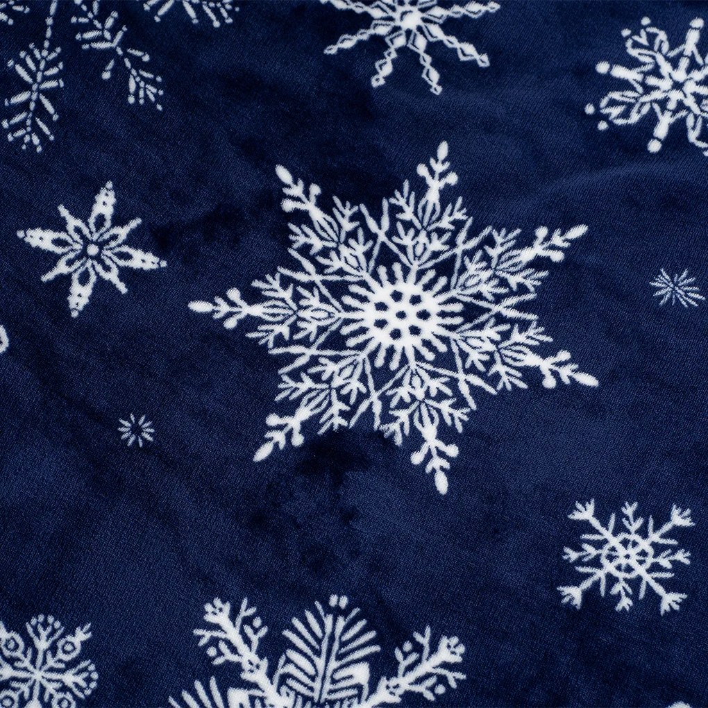 Lenjerie de pat din microflanel 4Home Midnight Snowfall, 160 x 200 cm, 70 x 80 cm