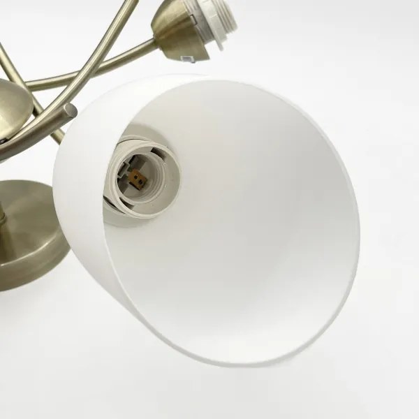 Lustră aplicată DONNA 5xE27/60W/230V patină