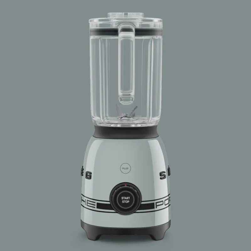 Blender Smeg Porsche BLF03PSGEU, 800 W, 1,5 l, 18 000 rpm, 4 programe, 4 viteze + Impuls, Otel inoxidabil, Verde
