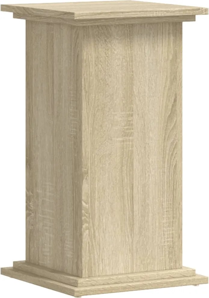vidaXL Suport de plante, stejar sonoma, 33x33x60 cm, lemn prelucrat