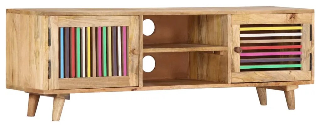 vidaXL Comodă TV, 120 x 30 x 40 cm, lemn masiv de mango