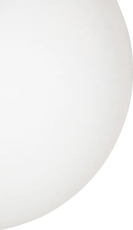 Lampă suspendată inteligentă scandinavă aurie cu sticlă opal 40cm incl. WiFi A60 - Ball 40