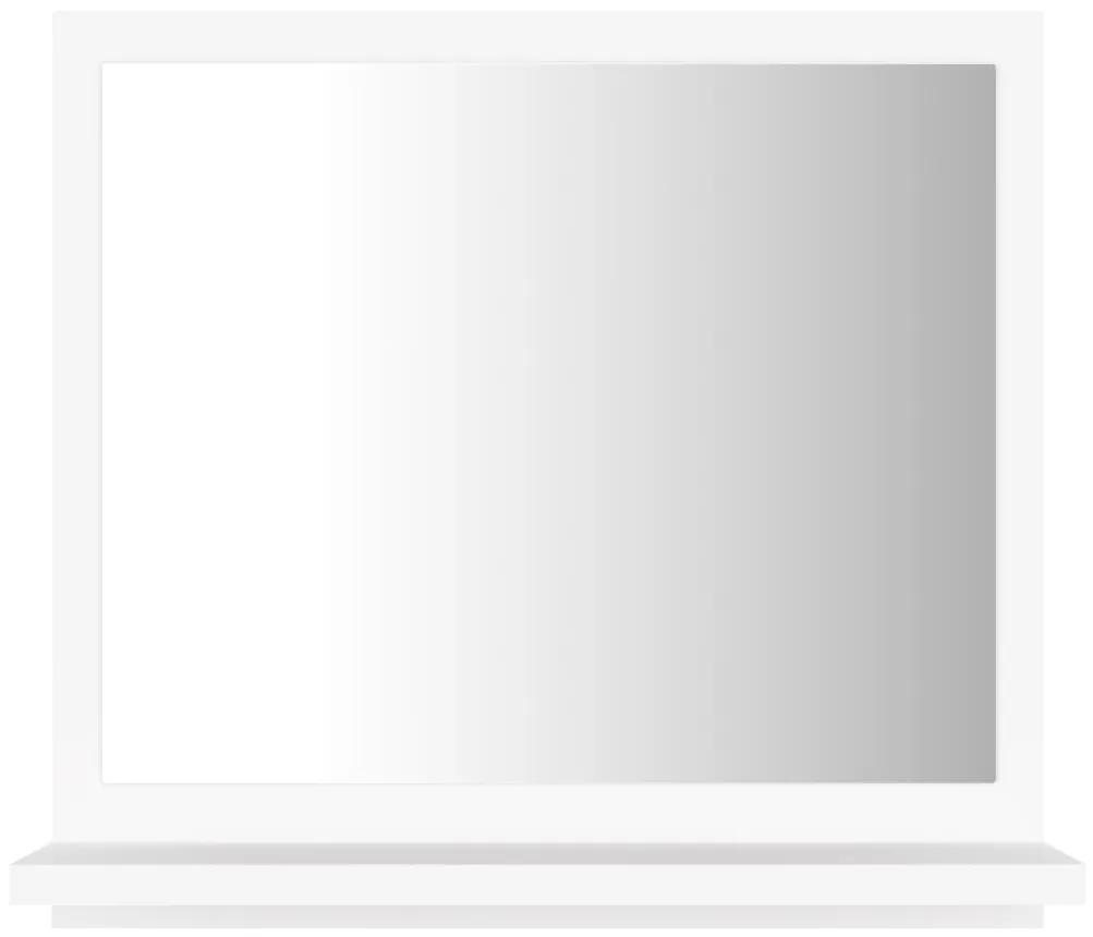 Oglinda de baie, alb, 40 x 10,5 x 37 cm, PAL Alb, 40 cm