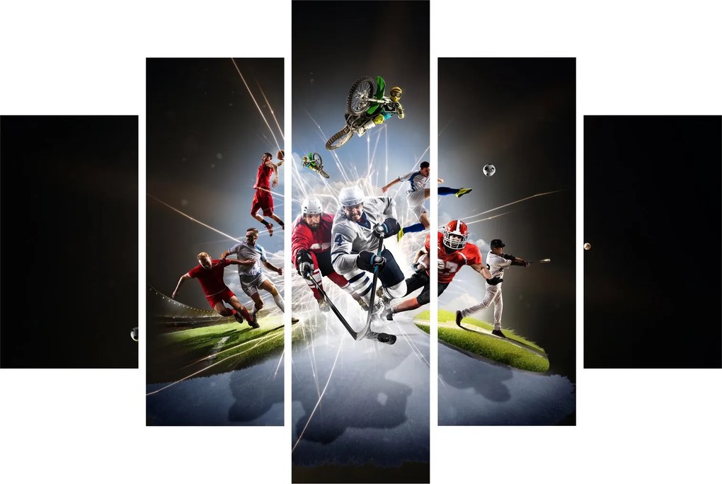 Tablou - Sportivii (150x105 cm)