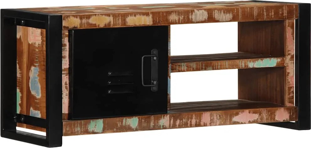 vidaXL Dulap TV 80x30x35 cm lemn masiv recuperat