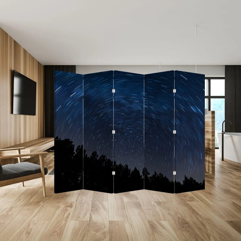 Paravan - cerul nocturn (210x170 cm)