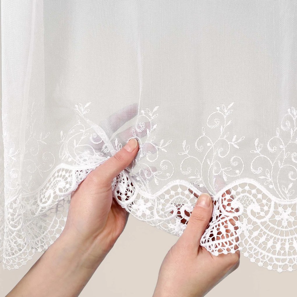 Goldea perdea jacquard - model 125162 - la metru 150 cm
